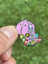 Taco Bell Hat Pin Decades Live Mas Core 5 Star Supreme Cup Golden Bell Pink Rare