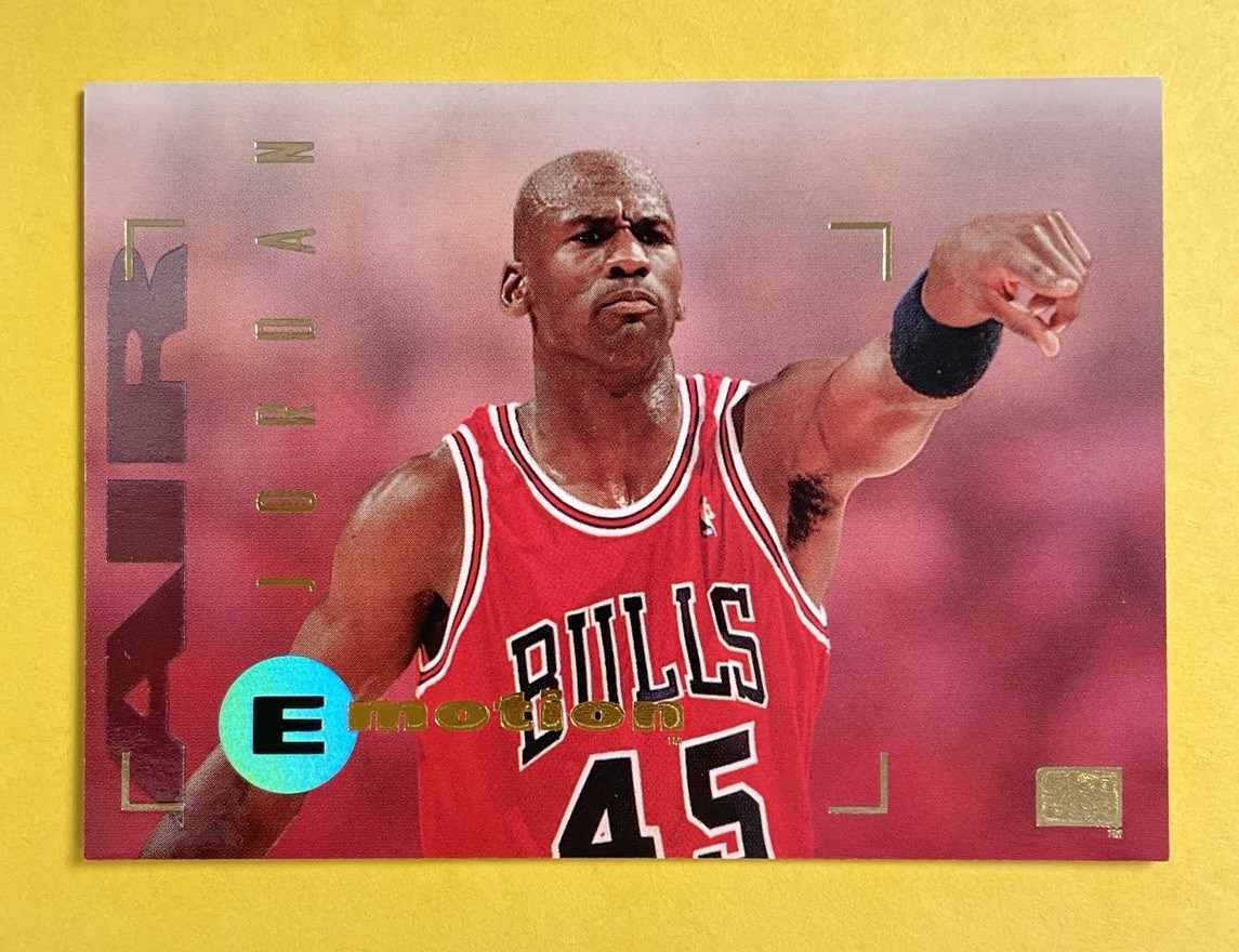 1994-95 Skybox Emotion Michael Jordan #100 Chicago Bulls Air
