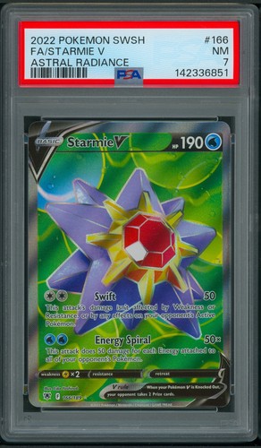Starmie V graded PSA 7 for sale on eBay