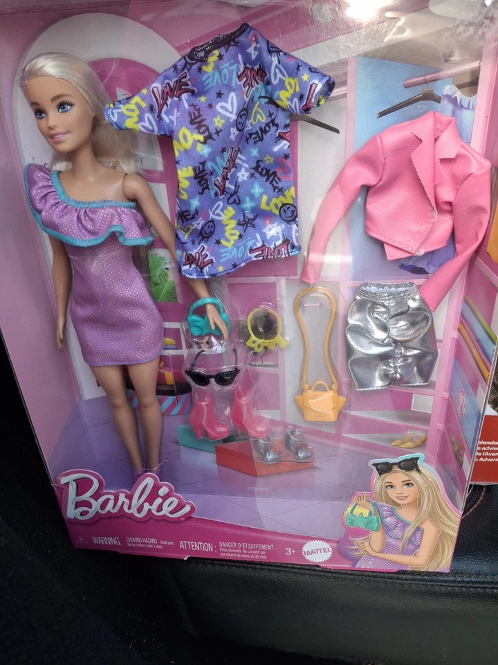 美泰芭比娃娃和派对时尚玩具套装  — 第 2/4 张图片