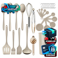 Kochutensilien Set 32Pcs Silikon HitzebestäNdig Antihaftbeschichtet Mit Halter