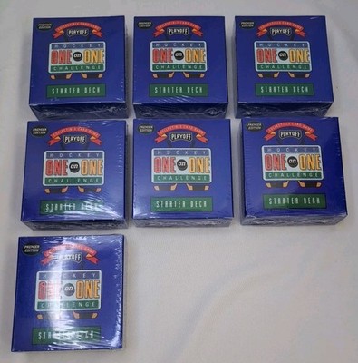 1995-96 Playoff One on One Challenge Premier Edition 7 New Starter Packs