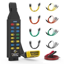 AUTOOL OBD II Protocol Detector Breakout Box – 16-Pin Diagnostic Tool with Gr...