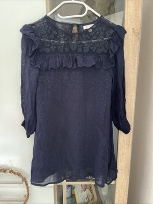 Mint & Berry Mädchen 122/128 Nacht Blau Kleid