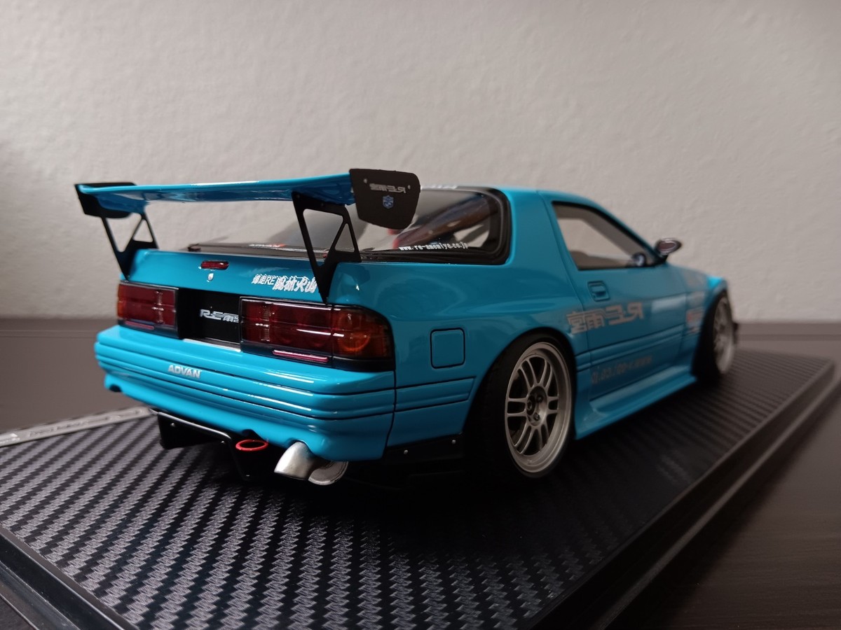 Ignition Model 1/18 Mazda RX7 (Baby Blue) Brand New! Rare!!! | eBay