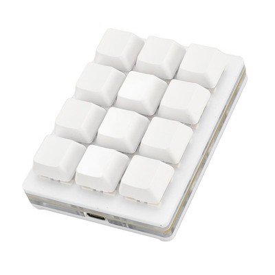 Oreilet RGB Mini 12 Key Gaming Keyboard, USB C Wired Macro Mechanical Keypad,...