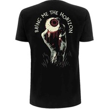Image of Bring Me The Horizon T Shirt Zombie Eye Band Logo new Official Mens Black