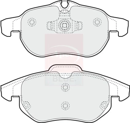 Brake Pads Set fits SAAB 9-3 YS3F Front 1.8 2.0 1.9D 2.2D 02 to 15 1012800120 - Image 2 of 4