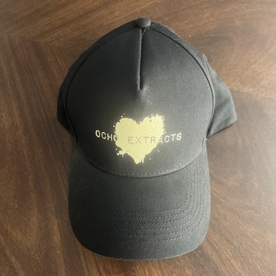 Ocho Extracts Premium Headwear Co Black/Gold Snapback Sativa Indica THC New