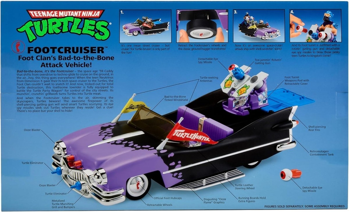 Teenage Mutant Ninja Turtles TMNT Classic Foot Cruiser by