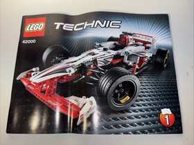LEGO Technic 42000 Grand Prix Racer Instructions Manuals Only (1, 2, 3) VGUC