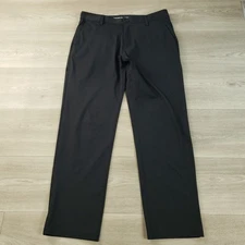 Rhone Commuter Classic Pant Men's 32 X 29 Black Performance Flat Front Pockets