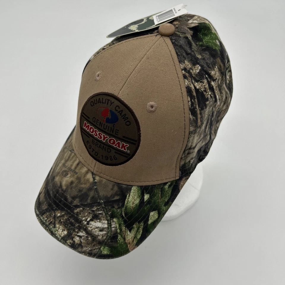 Quality Camo Mossy Oak Genuine Brand Baseball Cap NWT Stretch-Fit Cap S/M - Image 2 of 4