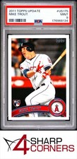 2011 TOPPS UPDATE #US175 MIKE TROUT RC ANGELS PSA 9