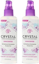 Crystal  Mineral Deodorant Spray - Unscented Body Deodorant With 24 Hours...