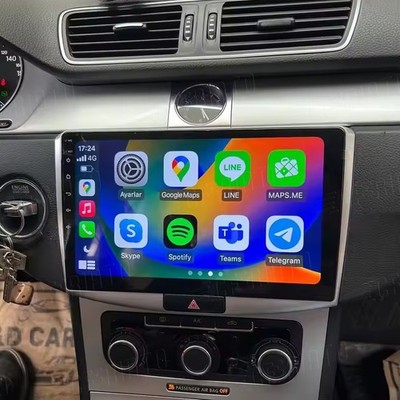 Für VW Passat B7 2010-2014 Autoradio 15 10.1'' Carplay Android GPS Navi DSP Wifi
