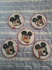 Vintage Mickey Mouse Embroidered Patches "Set Of 5" (Never Used) — photo 3