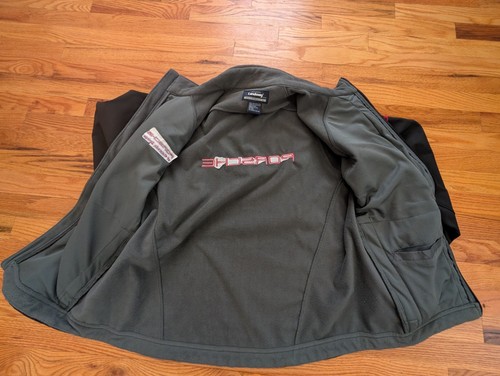 Porsche Motor Sport Softshell Händler Jacke Full Zip Herren Gr. Large schwarz rot - Bild 4 von 5