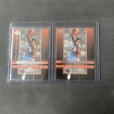 Lot Of 2 2003-04 Upper Deck Rookie Exclusives Star Rookie #3 Carmelo Anthony RC