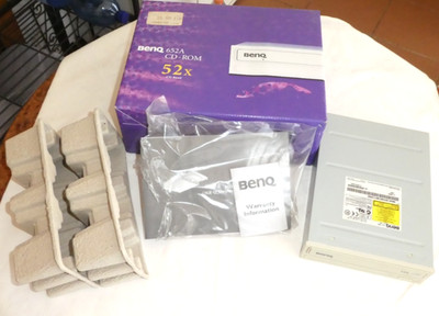 TOP BENQ CD ROM Laufwerk Read 52 x OVP 652A CD-ROM DRIVE ATA 5.25 Zoll mit OVP