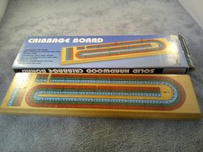 Vintage Game Design Wooden Cribbage Board CA-145   New Open Box   1985 Daybreak