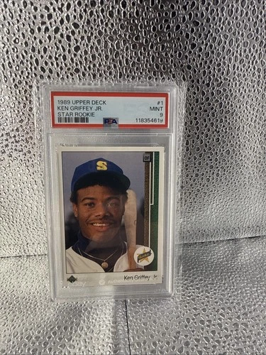 1989 Upper Deck - Star Rookie Ken Griffey Jr #1 (RC) PSA 9