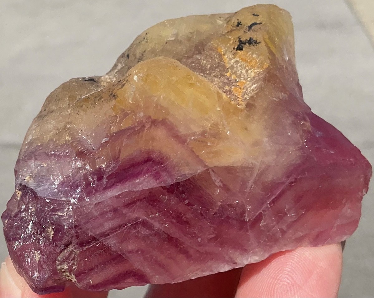 Multicolored Zoned Fluorite Specimen Minerva #1 Mine Illinois | eBay