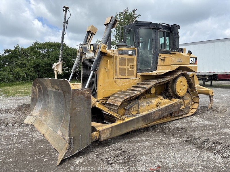 2008 Caterpillar D6T Crawler Tractor Dozer A/C Cab Ripper Topcon 4 Way bidadoo