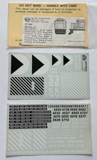 HERALD KING HO DECAL-CP RAIL GP-30 -or- SD-40 HOOD UNIT - RED w/BLK & WHT- #L-1