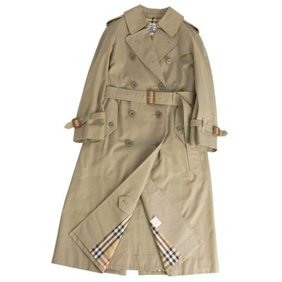 Vintage Burberrys Coat Trench 100% Cotton Outerwear Women's S Beige Used MOLO-0