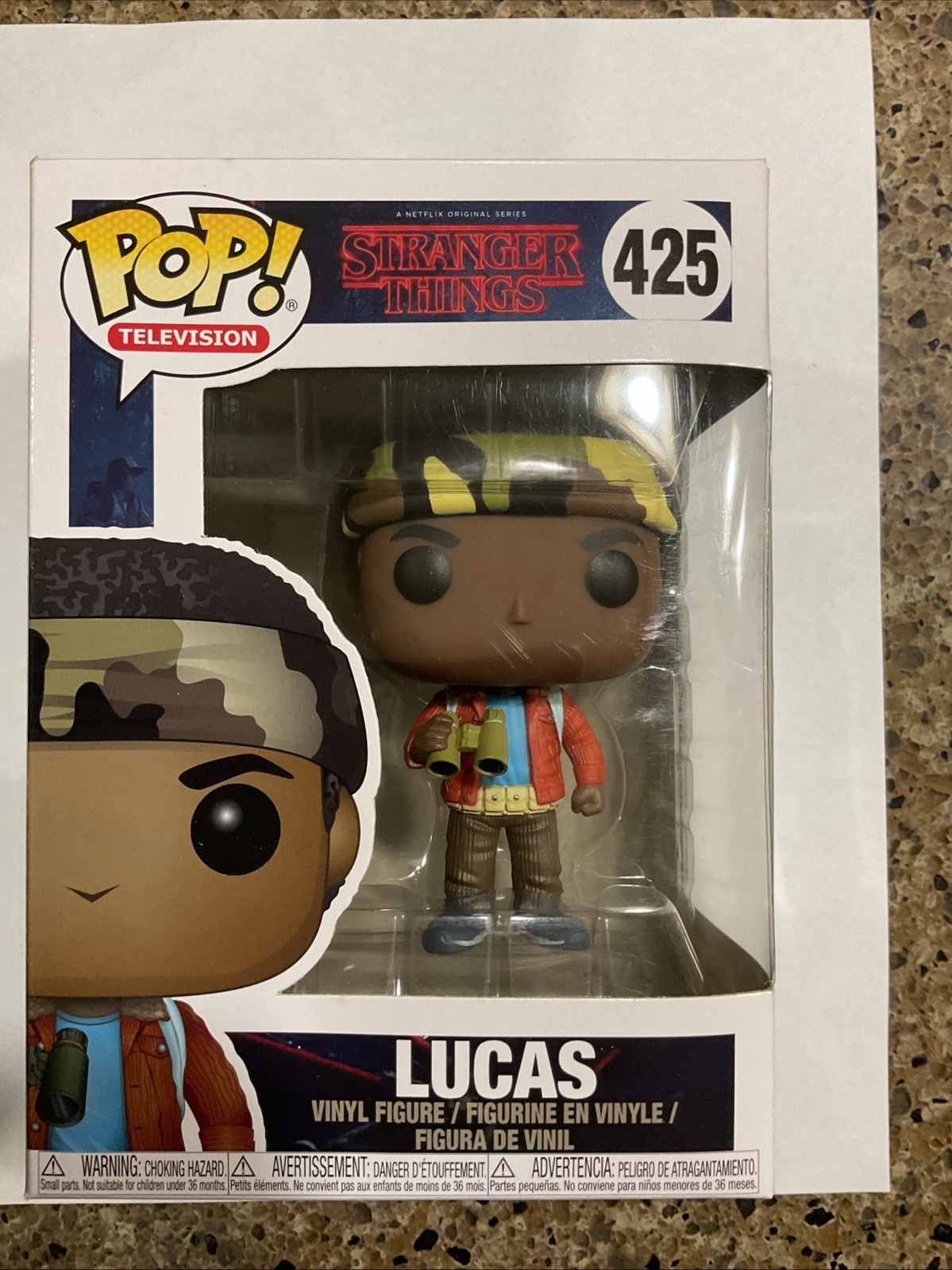 Funko Pop! Vinyl: Stranger Things - Lucas Sinclair (w/ Binoculars) #425