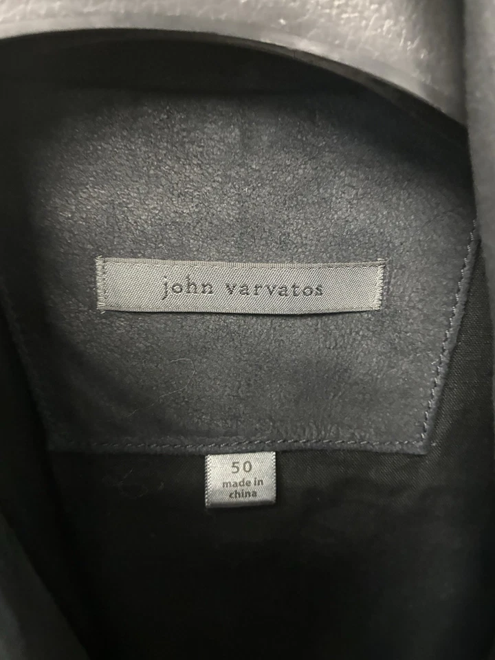 $2198 New John Varvatos Woodward Multibutton Suede Jacket EU 50 USA 40 - Image 3 of 4