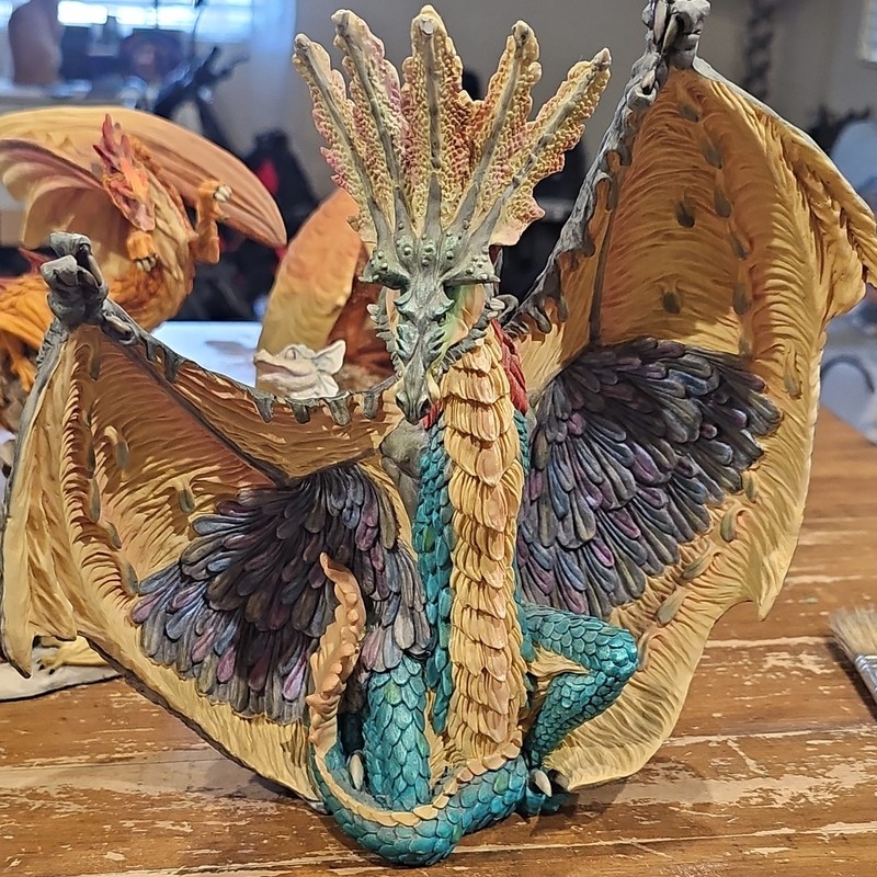 Enchantica Shyira Paradise Dragon Figurine Holland Studio Craft EN2216 Vintage