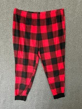 HOLIDAY TIME Women's Fleece Pajama Bottoms Size 3X 22W-24W