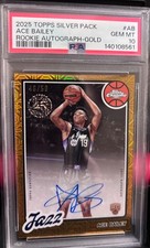 Ace Bailey 2025 Topps Silver Pack Rookie Auto Gold /50 PSA 10 RC