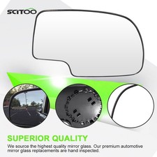 Passenger Side Mirror Glass Manual For 1999-2007 Chevy Silverado GMC Sierra