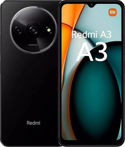 Xiaomi Redmi A3 4G Midnight Black 64GB + 3GB Dual-SIM Unlocked Brand New Sealed - 第 1/6 張圖片