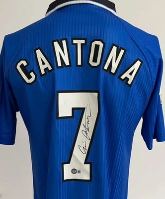 Eric Cantona Signed Autographed Manchester United 1996/97 Third