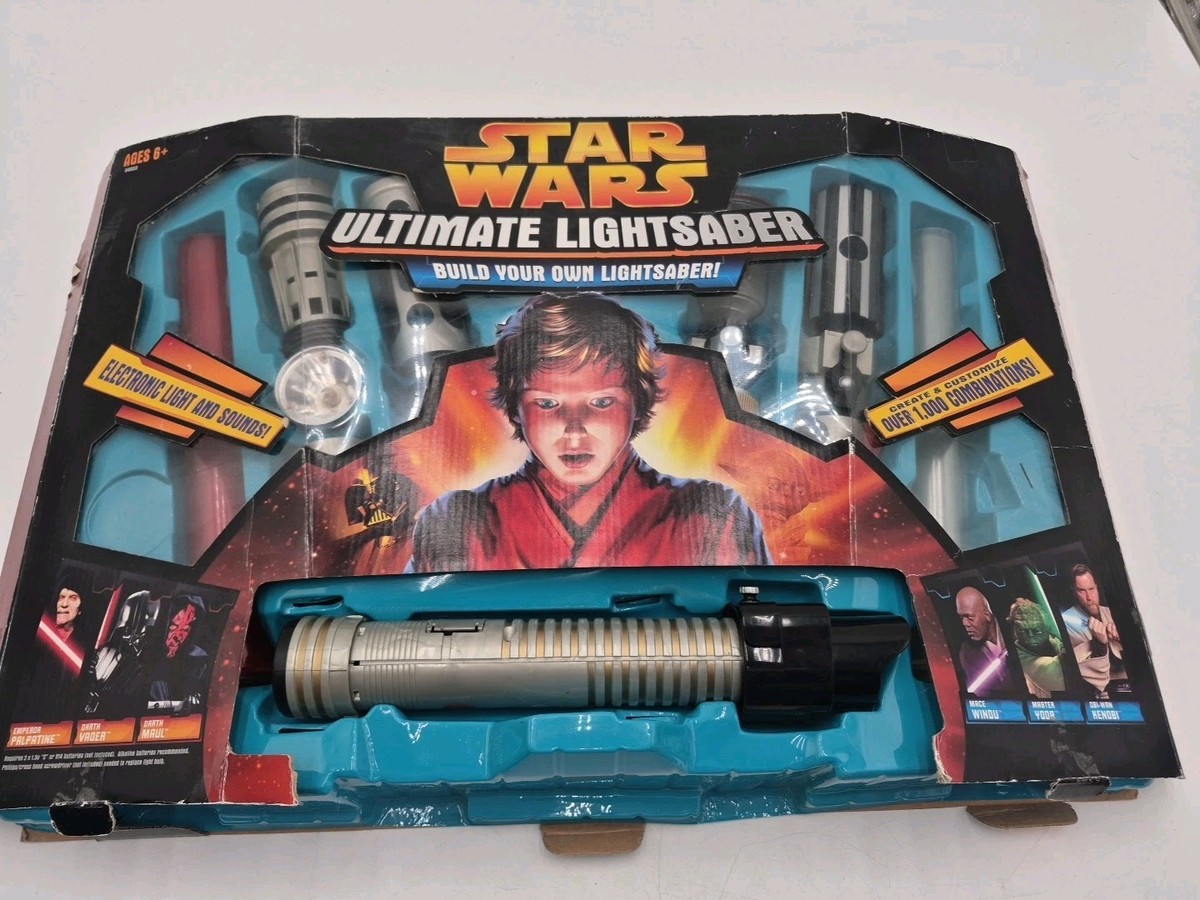 Vtg Star Wars Ultimate Lightsaber: Build Your Own Lightsaber kit