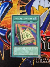 Yu-Gi-Oh! TCG - Toon Table Of Contents - TP6-EN002 - Super Rare - Near Mint