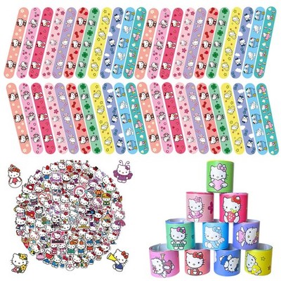 Hello Kitty Themed Birthday Party Favors  Slap Bracelets Bracelets Stickers 