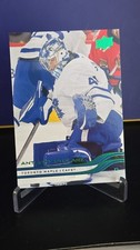 2025-26 Upper Deck Series 1 Holiday Green Foil Anthony Stolarz #163 Leafs