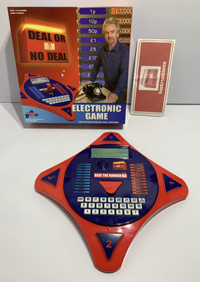 Deal or No Deal elektronisches Brettspiel verpackt mit Anleitung - funktioniert siehe Video