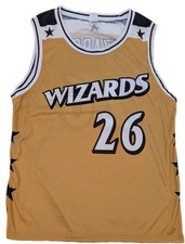 2026 Washington Wizards 3/5 SGA 2006-09 XL Golden Replica Jersey Gold Retro NBA