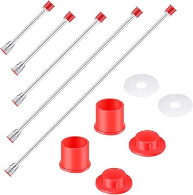 5 Pieces Airless Paint Sprayer Tip Extension Pole Extension Rod for Airless Pain