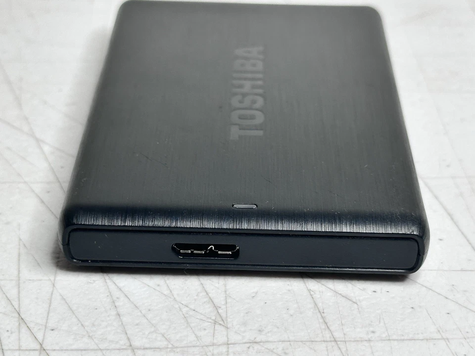 TESTED Toshiba Canvio Connect DTP110 1TB Portable External HDD DRIVE ONLY - Image 3 of 4