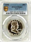 1956 PROOF FRANKLIN PCGS PR68+ PLUS, VERY DESIRABLE, NO SPOTS OR UGLY TONING
