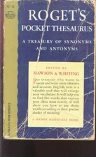 Roget's pocket thesaurus,: Based on Roget's international thesaurus of Engli...