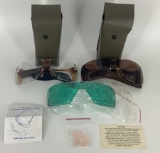 Rare American Optical Army issue glasses, 2 pair, laser Extra Lens FSCM 02622