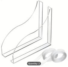 Bathroom Shower Splash Guard for Tub, 2 Pcs Bathtub Water Guards, Shower Sink